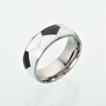 Load image into Gallery viewer, Rugby Soccer Stainless Steel Rings