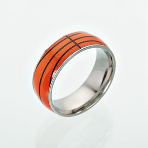 Rugby Soccer Stainless Steel Rings