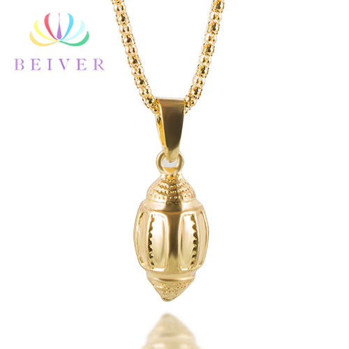 Rugby Gold Necklace